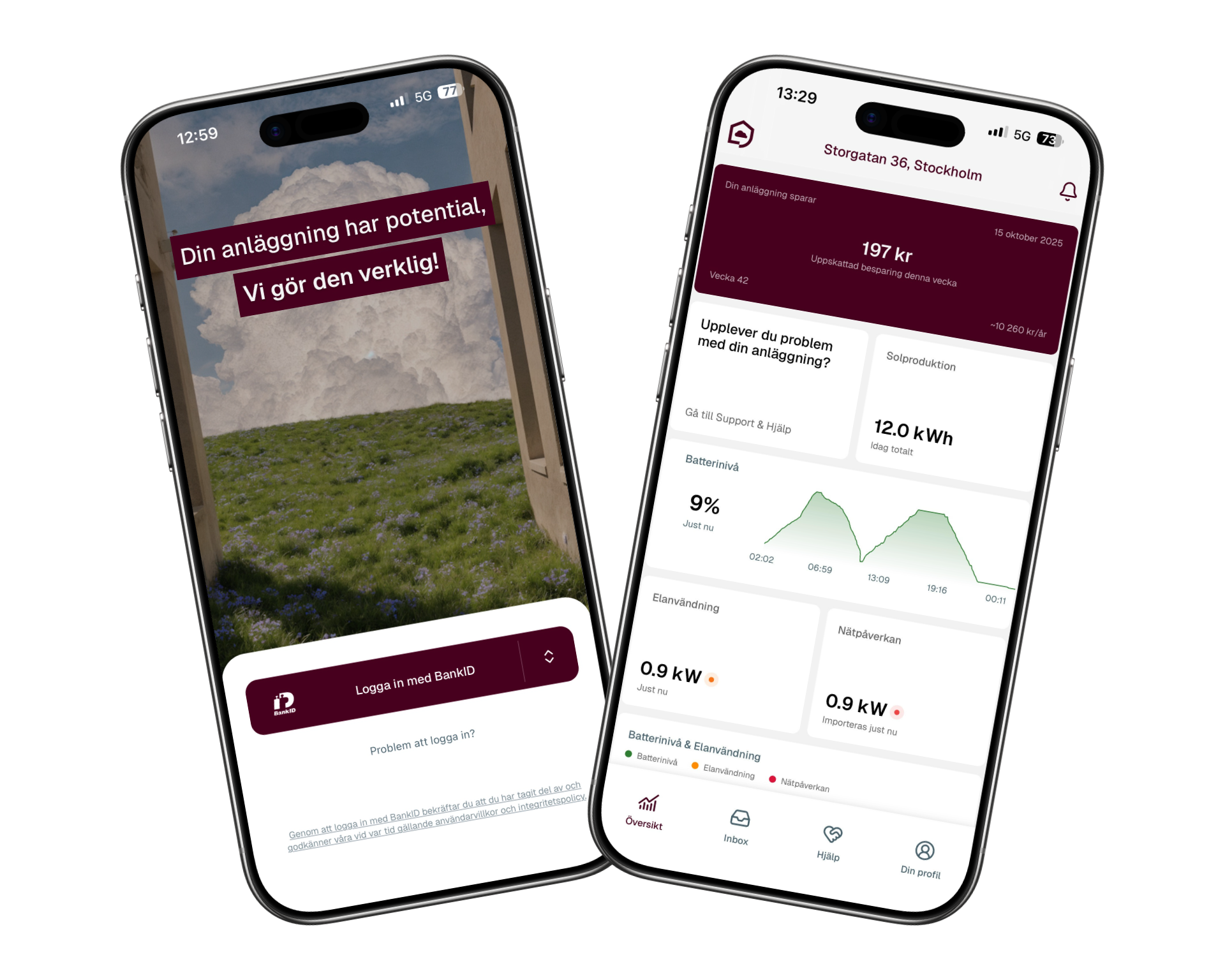 Molnhem app